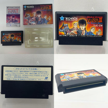 【尾張小牧店】FC ダブルドラゴンⅢ 双截龍Ⅲ テクノスジャパンファミコン【レトロ】【中古】