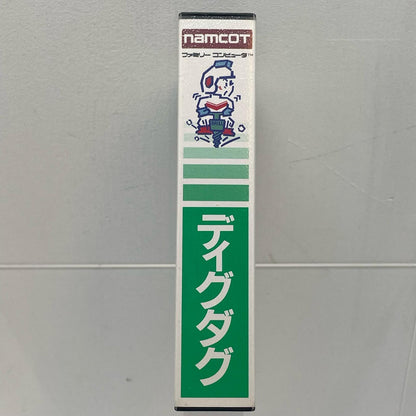 【尾張小牧店】FC ディグダグ[ハードケース版] ナムコ ハガキあり・シール使用済 ファミコン【レトロ】【中古】