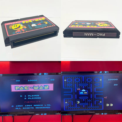 【尾張小牧店】FC パックマン[ハードケース版] ナムコ ハガキあり・シール未使用・箱日焼け ファミコン【レトロ】【中古】