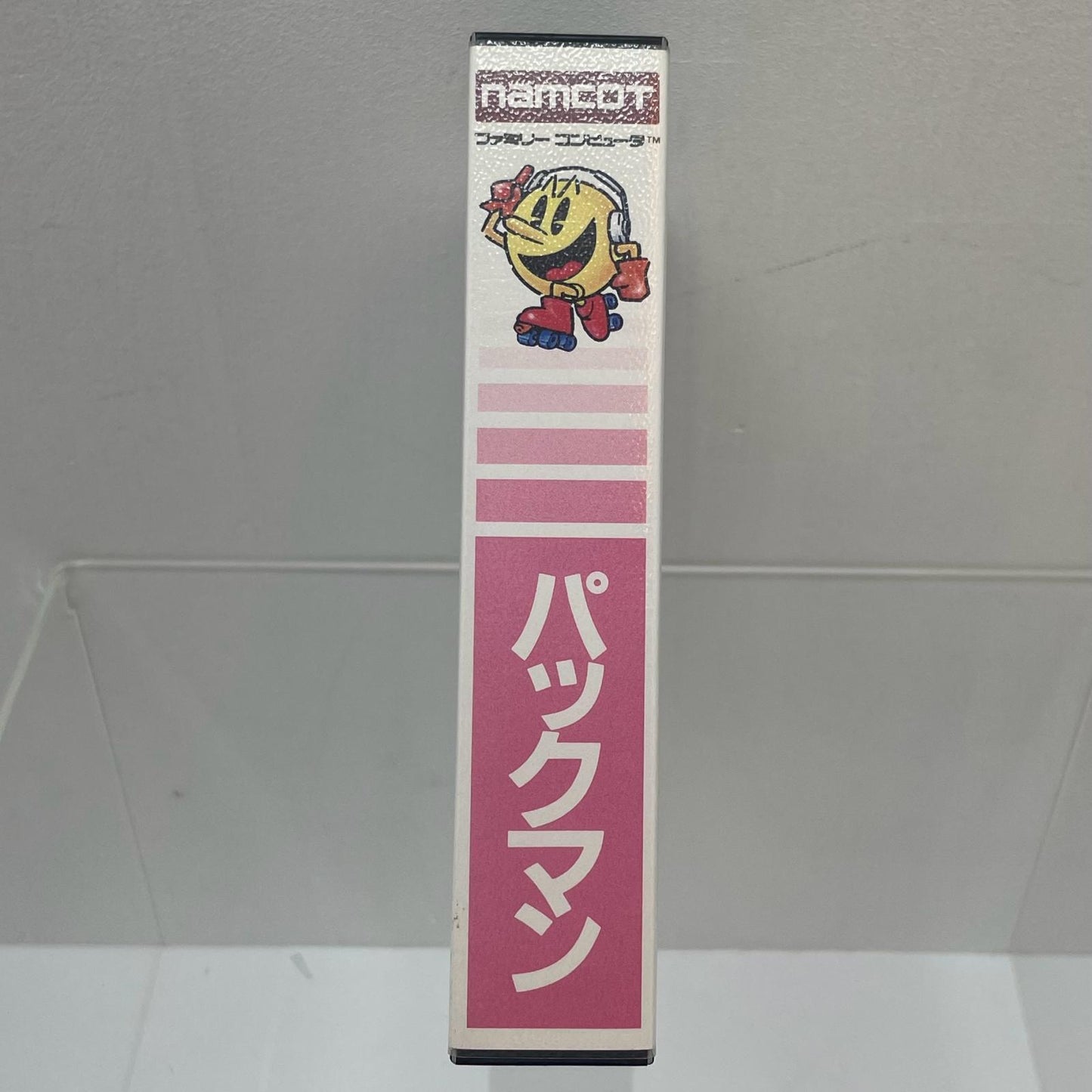 【尾張小牧店】FC パックマン[ハードケース版] ナムコ ハガキあり・シール未使用・箱日焼け ファミコン【レトロ】【中古】