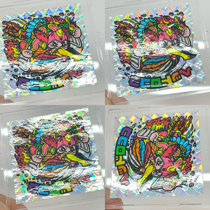 【尾張小牧店】旧ビックリマン 福袋版 ヘッドロココ （クリスマスケーキ版） プリズム透け・裏台紙白【レトロ】【中古】