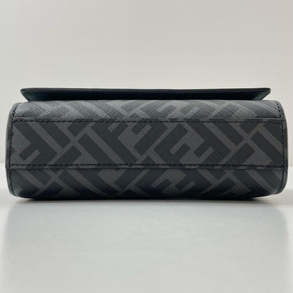 【中古】FENDI | フェンディ FFスクエアード クロスボディバッグ ショルダーバッグ 7M0363 ブラック【尾張小牧店】