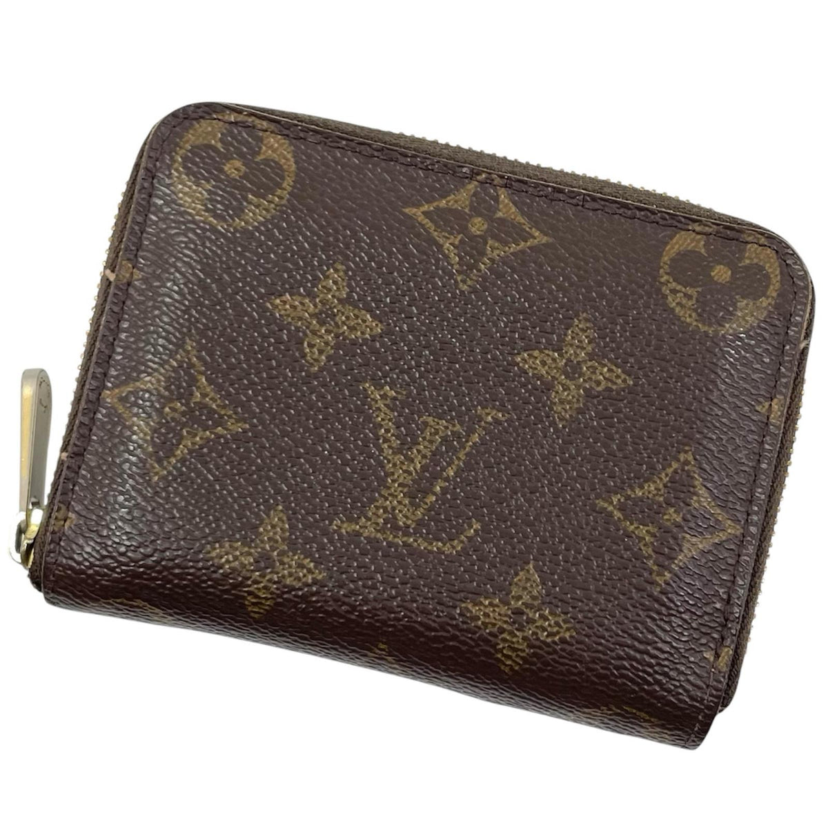 【中古】LOUIS VUITTON | ルイ・ヴィトン ジッピー･コイン パース モノグラム コインケース ラウンドファスナー M60067 ブラウン【尾張小牧店】