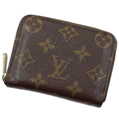 【中古】LOUIS VUITTON | ルイ・ヴィトン ジッピー･コイン パース モノグラム コインケース ラウンドファスナー M60067 ブラウン【尾張小牧店】
