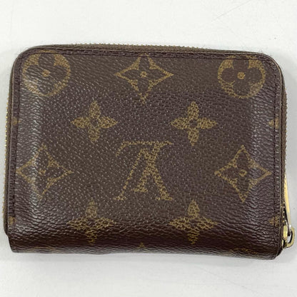 【中古】LOUIS VUITTON | ルイ・ヴィトン ジッピー･コイン パース モノグラム コインケース ラウンドファスナー M60067 ブラウン【尾張小牧店】