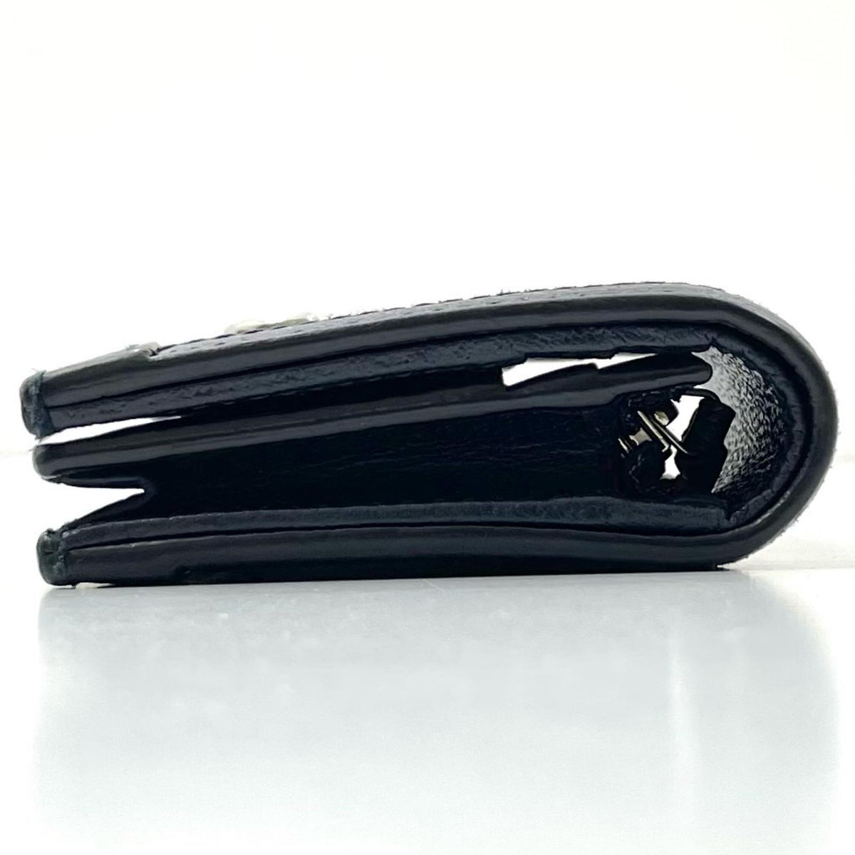 【中古】GUCCI | グッチ オフィディア GG コンパクトウォレット 二つ折り財布 523155･0416 ネイビー【尾張小牧店】
