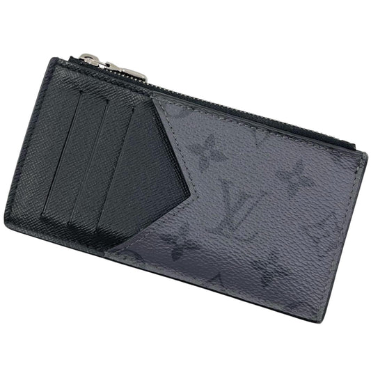 【中古】LOUIS VUITTON | ルイ・ヴィトン コインカードホルダー モノグラム エクリプス コインケース カードケース M29656 ブラック×グレー【尾張小牧店】