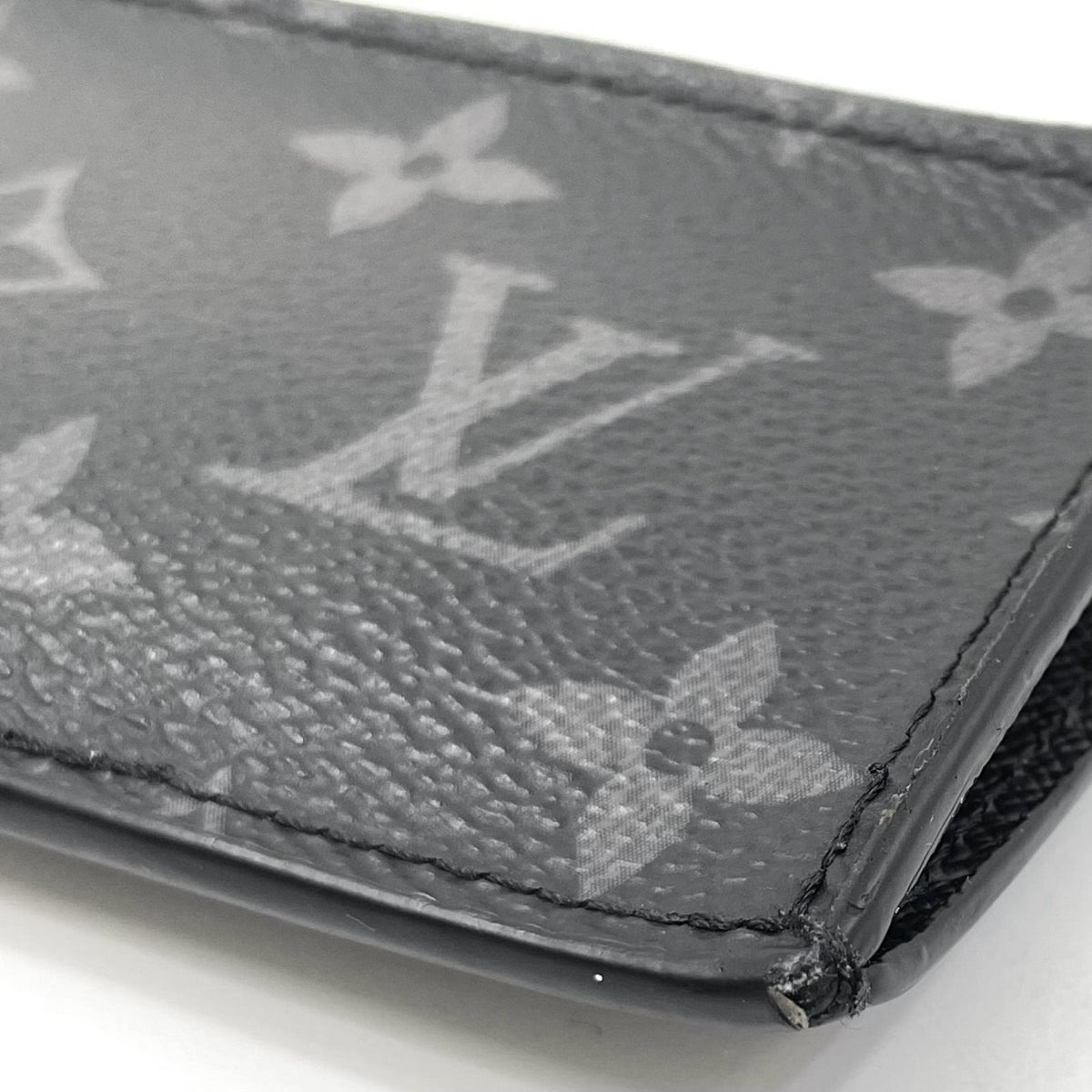 【中古】LOUIS VUITTON | ルイ・ヴィトン コインカードホルダー モノグラム エクリプス コインケース カードケース M29656 ブラック×グレー【尾張小牧店】