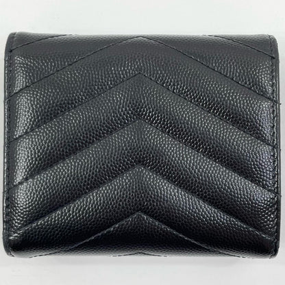 【中古】SAINT LAURENT | サンローラン カサンドラ 二つ折り財布 692061 ブラック【尾張小牧店】