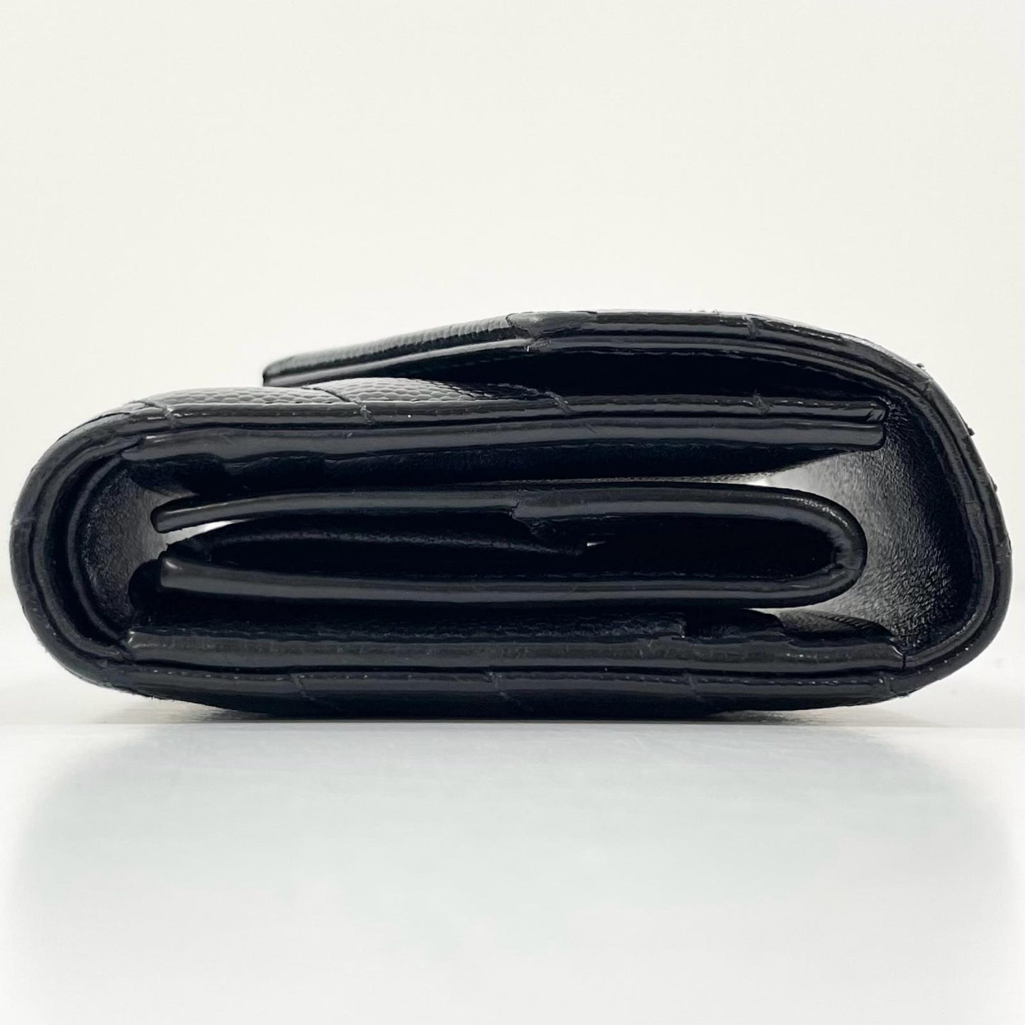 【中古】SAINT LAURENT | サンローラン カサンドラ 二つ折り財布 692061 ブラック【尾張小牧店】