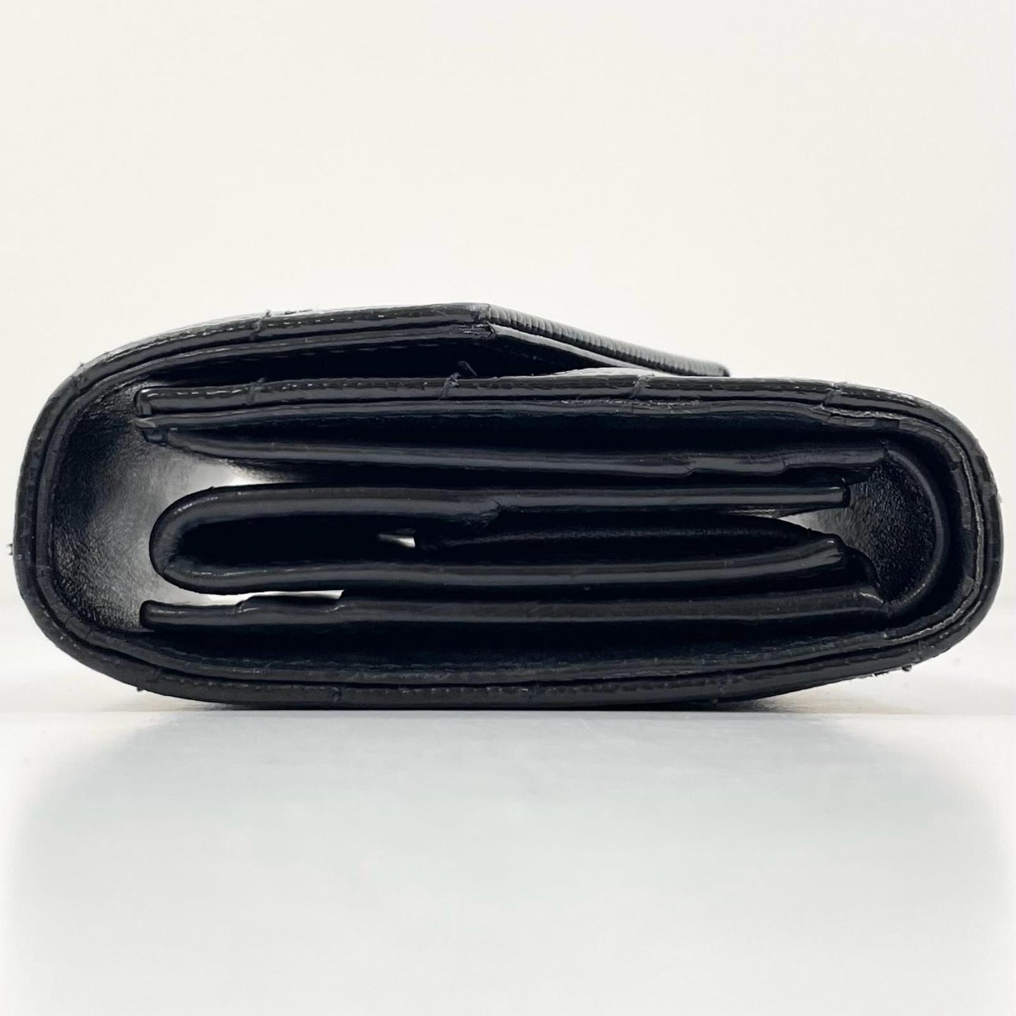 【中古】SAINT LAURENT | サンローラン カサンドラ 二つ折り財布 692061 ブラック【尾張小牧店】