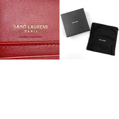 【中古】SAINT LAURENT | サンローラン カサンドラ 二つ折り財布 692061 レッド【尾張小牧店】