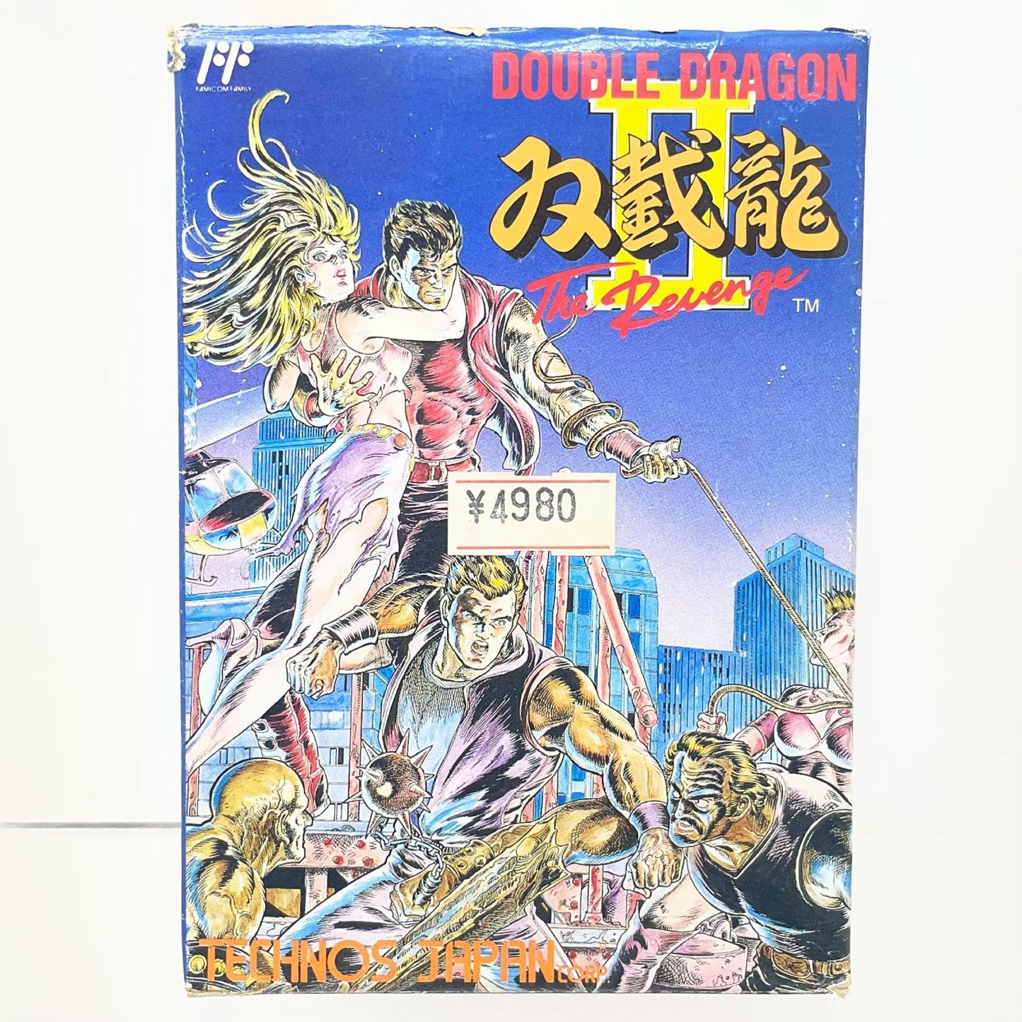 【尾張小牧店】FC ダブルドラゴンⅡ 双截龍 II テクノスジャパン アンケート用紙あり ファミコン【レトロ】【中古】