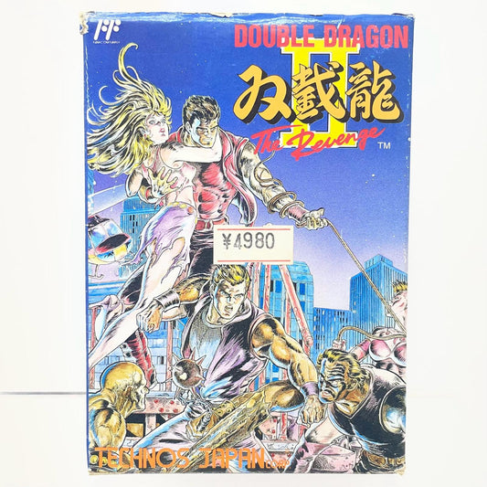 【尾張小牧店】FC ダブルドラゴンⅡ 双截龍 II テクノスジャパン アンケート用紙あり ファミコン【レトロ】【中古】