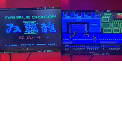 【尾張小牧店】FC ダブルドラゴンⅡ 双截龍 II テクノスジャパン アンケート用紙あり ファミコン【レトロ】【中古】