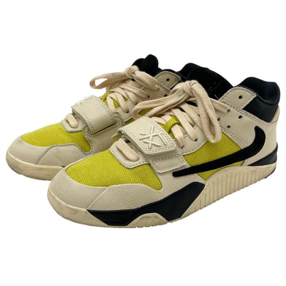 【中古】NIKE×Travis Scott | ナイキ×トラヴィススコット Jordan Jumpman Jack TR CJ1 T-Rexx Bright Cactus/ジョーダン ジャンプマンジャック TR CJ1 T-Rexx "ブライトカクタス" スニーカー 靴 FZ8117-102 ベージュ×イエロー×ブラック 26.5cm【尾張小牧店】
