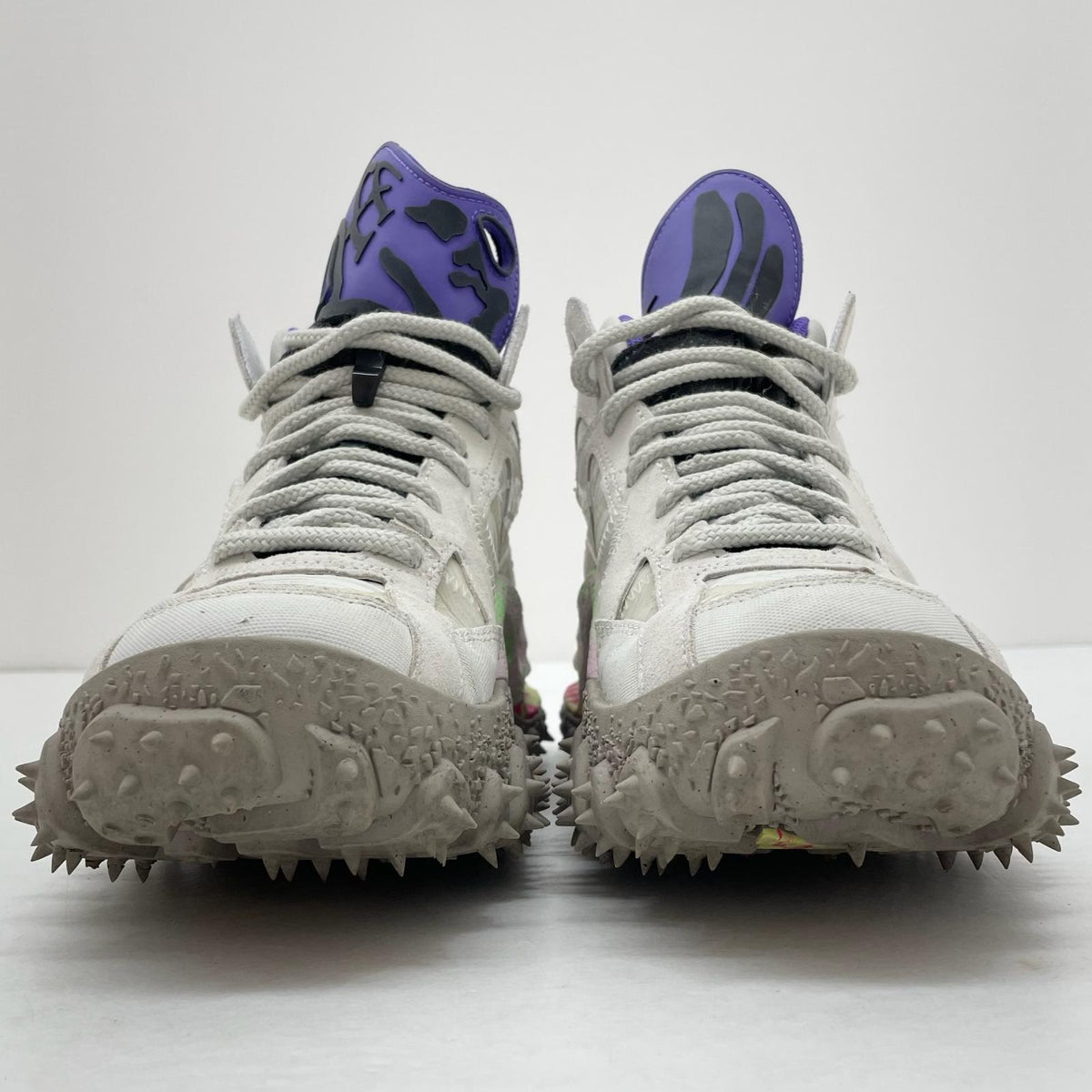 【中古】NIKE×Off-White | ナイキ×オフホワイト Air Terra Forma "Summit White and PSYCHIC PURPLE"/エアテラフォーマ "サミットホワイト アンド サイキックパープル" スニーカー 靴　DQ1615-100 ホワイト 26.5cm【尾張小牧店】