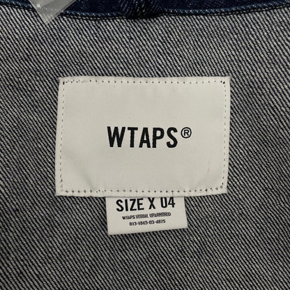 【中古】W)TAPS | ダブルタップス JMOD LS COTTON DENIM PASTHG デニムジャケット 231WVDT-SHM02 ブルー サイズ：4【尾張小牧店】