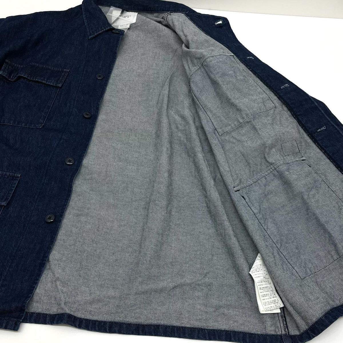 【中古】W)TAPS | ダブルタップス JMOD LS COTTON DENIM PASTHG デニムジャケット 231WVDT-SHM02 ブルー サイズ：4【尾張小牧店】
