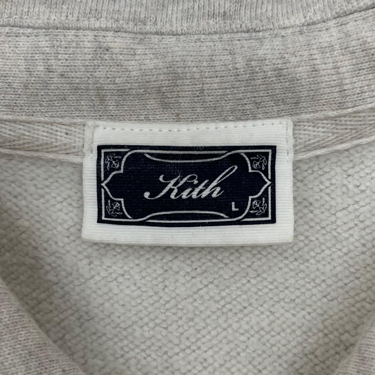 【中古】KITH | キース　裏起毛 長袖スウェット 24-070-060-0015-1-0 グレー サイズ：L【尾張小牧店】