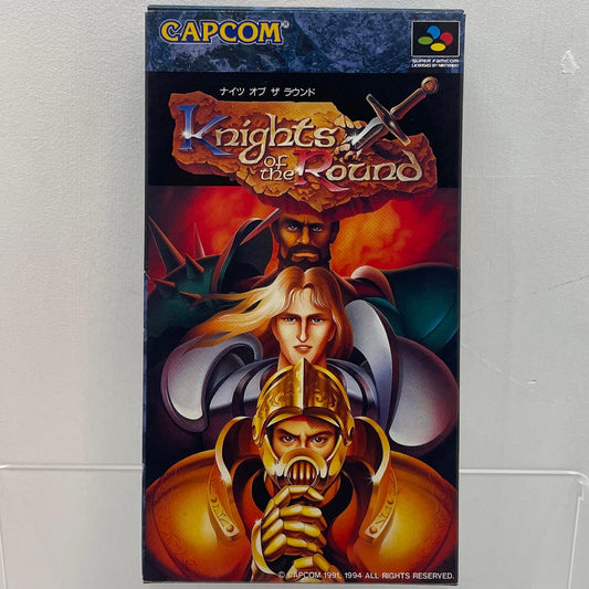 【尾張小牧店】SFC ナイツ オブ ザ ラウンドカプコン SHVC-LO ハガキあり スーパーファミコン【レトロ】【中古】