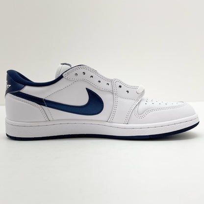【中古】NIKE | ナイキ Air Jordan 1 Low '85 "Metallic Blue"/エアジョーダン1 ロー '85 "メタリックブルー"　スニーカー 靴　FB9933-141 ホワイト×ネイビー 30cm【尾張小牧店】【専】
