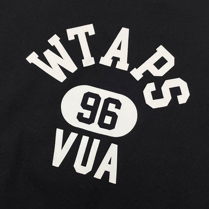 【中古】W)TAPS | ダブルタップス　24AW WTAPS x Champion Academy / Crew Neck / CTPL 長袖スウェット C8-B024 ブラック サイズ：M【尾張小牧店】