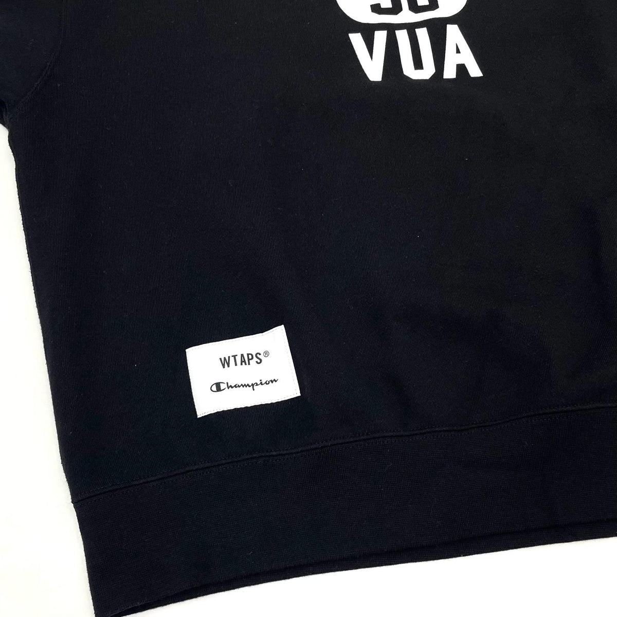 【中古】W)TAPS | ダブルタップス　24AW WTAPS x Champion Academy / Crew Neck / CTPL 長袖スウェット C8-B024 ブラック サイズ：M【尾張小牧店】