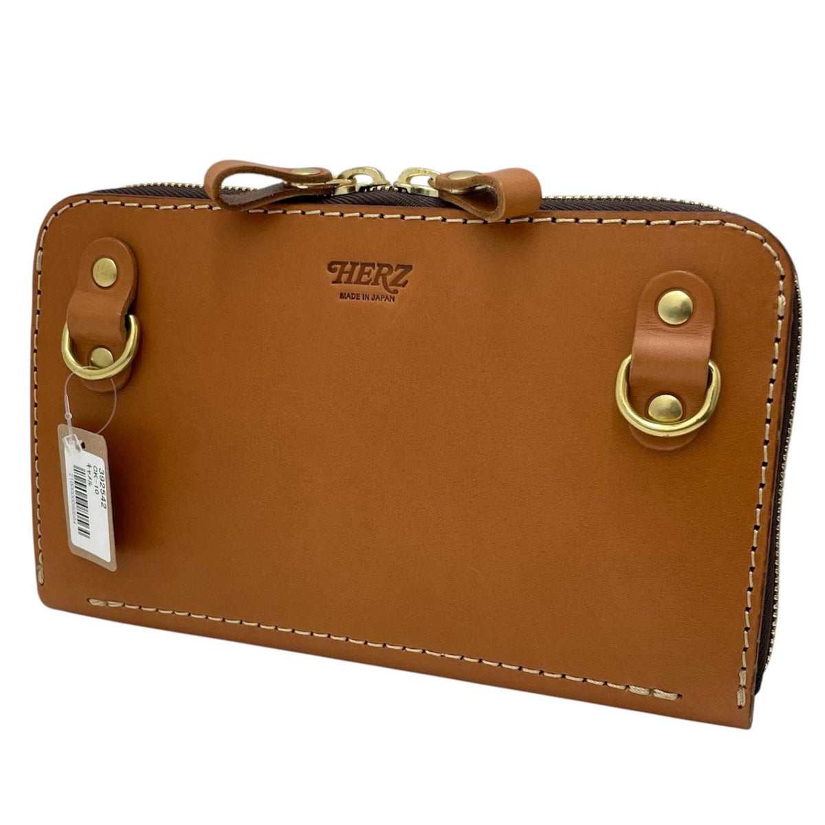 【中古】HERZ | ヘルツ ウォレットショルダーバッグ クラッチバッグ　インナーバッグ　CK-10 ブラウン【尾張小牧店】
