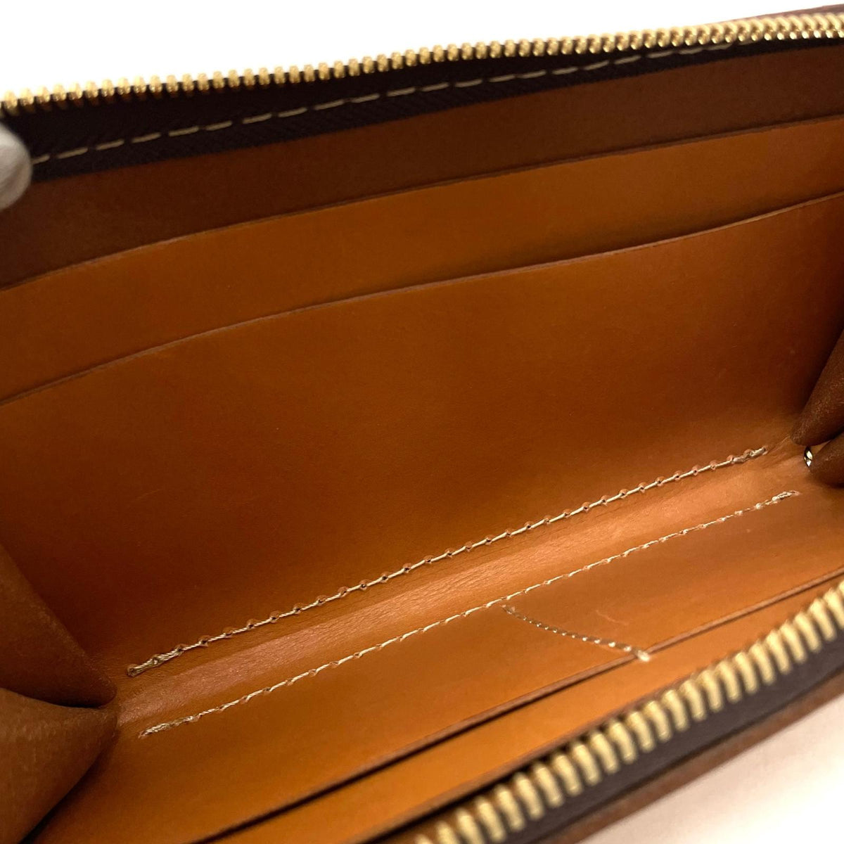【中古】HERZ | ヘルツ ウォレットショルダーバッグ クラッチバッグ　インナーバッグ　CK-10 ブラウン【尾張小牧店】
