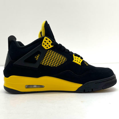【中古】NIKE | ナイキ Air Jordan 4 Retro "Thunder"/エアジョーダン4 レトロ "サンダー"　スニーカー 靴　DH6927-017 ブラック×イエロー 27cm【尾張小牧店】
