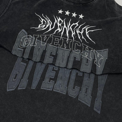 【中古】GIVENCHY | ジバンシィ レイヤード半袖Tシャツ BM71FE3Y8T グレー サイズ：L【尾張小牧店】