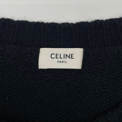 【中古】CELINE | セリーヌ　21SS THE DANCING KID Loose Crew Neck Knit 長袖ニット 2A04L714M ブラック サイズ：S【尾張小牧店】