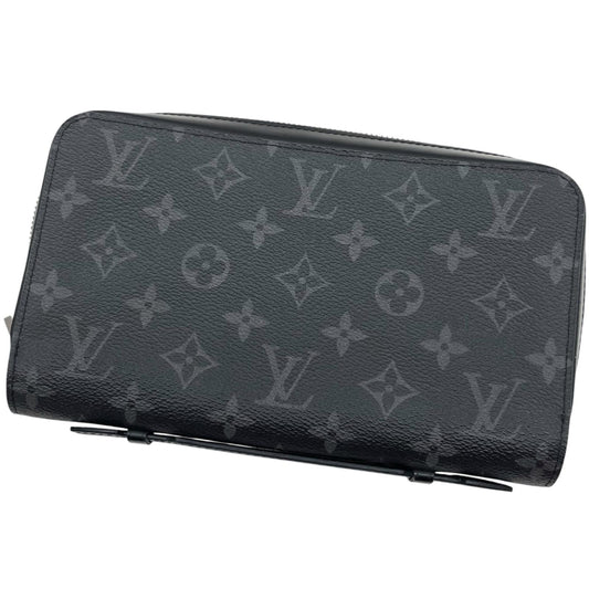 【中古】LOUIS VUITTON | ルイ・ヴィトン ジッピーXL モノグラム エクリプス ノワール ラウンドファスナー 長財布 M61698 ブラック【尾張小牧店】