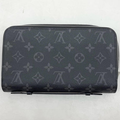 【中古】LOUIS VUITTON | ルイ・ヴィトン ジッピーXL モノグラム エクリプス ノワール ラウンドファスナー 長財布 M61698 ブラック【尾張小牧店】