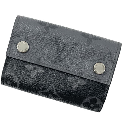 【中古】LOUIS VUITTON | ルイ・ヴィトン ディスカバリーコンパクトウォレット モノグラム エクリプス 三つ折り財布 M45417 ブラック×グレー【尾張小牧店】
