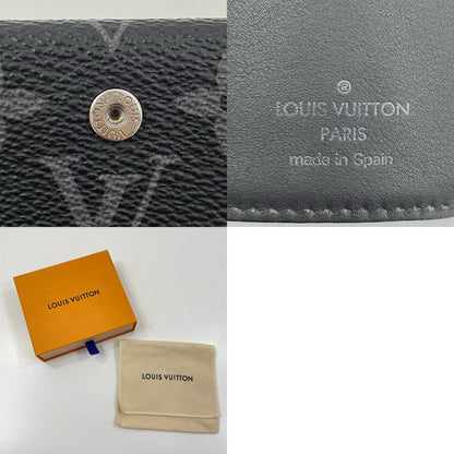 【中古】LOUIS VUITTON | ルイ・ヴィトン ディスカバリーコンパクトウォレット モノグラム エクリプス 三つ折り財布 M45417 ブラック×グレー【尾張小牧店】