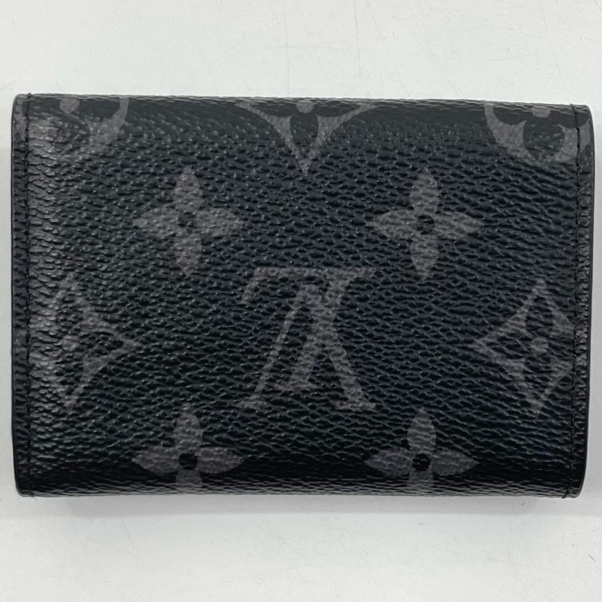 【中古】LOUIS VUITTON | ルイ・ヴィトン ディスカバリーコンパクトウォレット モノグラム エクリプス 三つ折り財布 M45417 ブラック×グレー【尾張小牧店】