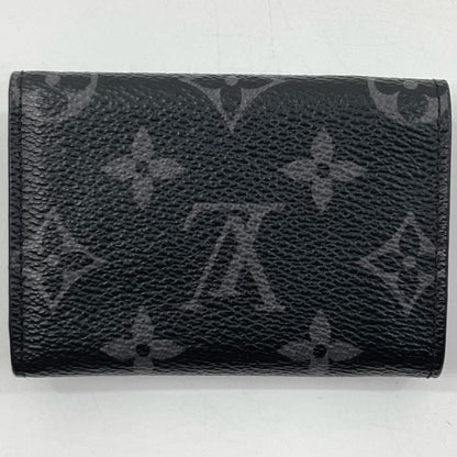 【中古】LOUIS VUITTON | ルイ・ヴィトン ディスカバリーコンパクトウォレット モノグラム エクリプス 三つ折り財布 M45417 ブラック×グレー【尾張小牧店】