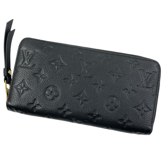 【中古】LOUIS VUITTON | ルイ・ヴィトン ジッピー モノグラム アンプラント ラウンドファスナー長財布 M61864 ブラック【尾張小牧店】