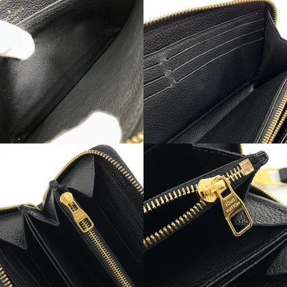 【中古】LOUIS VUITTON | ルイ・ヴィトン ジッピー モノグラム アンプラント ラウンドファスナー長財布 M61864 ブラック【尾張小牧店】