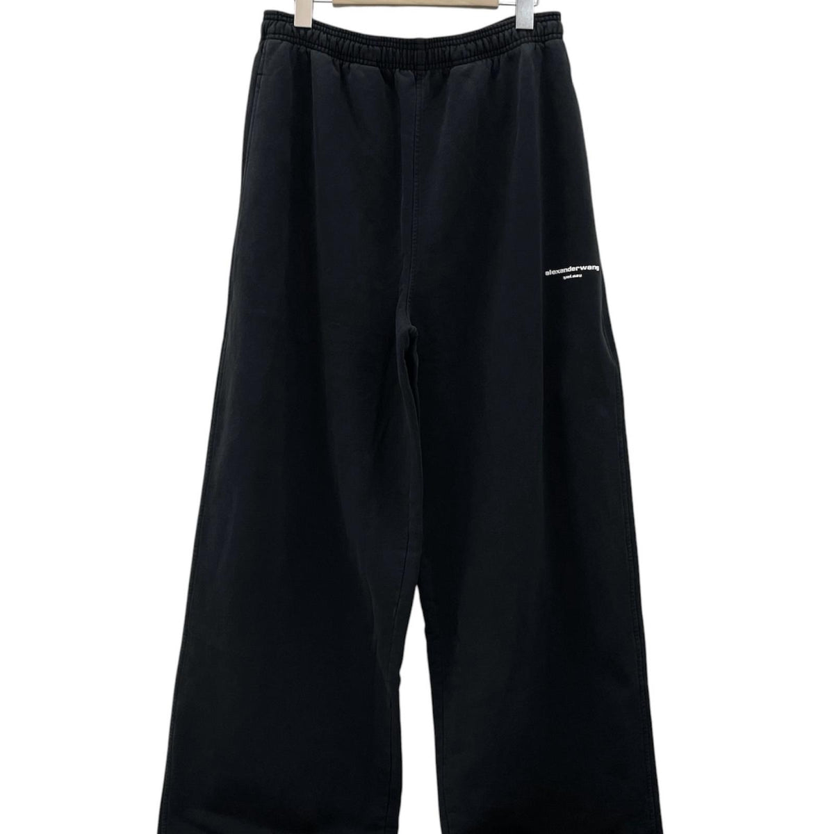 【中古】Alexander Wang | アレキサンダーワン MID-RISE OVERSIZED SWEATPANT W/ LOGO PRINT スウェットパンツ UCC4264452 ブラック サイズ：M【尾張小牧店】