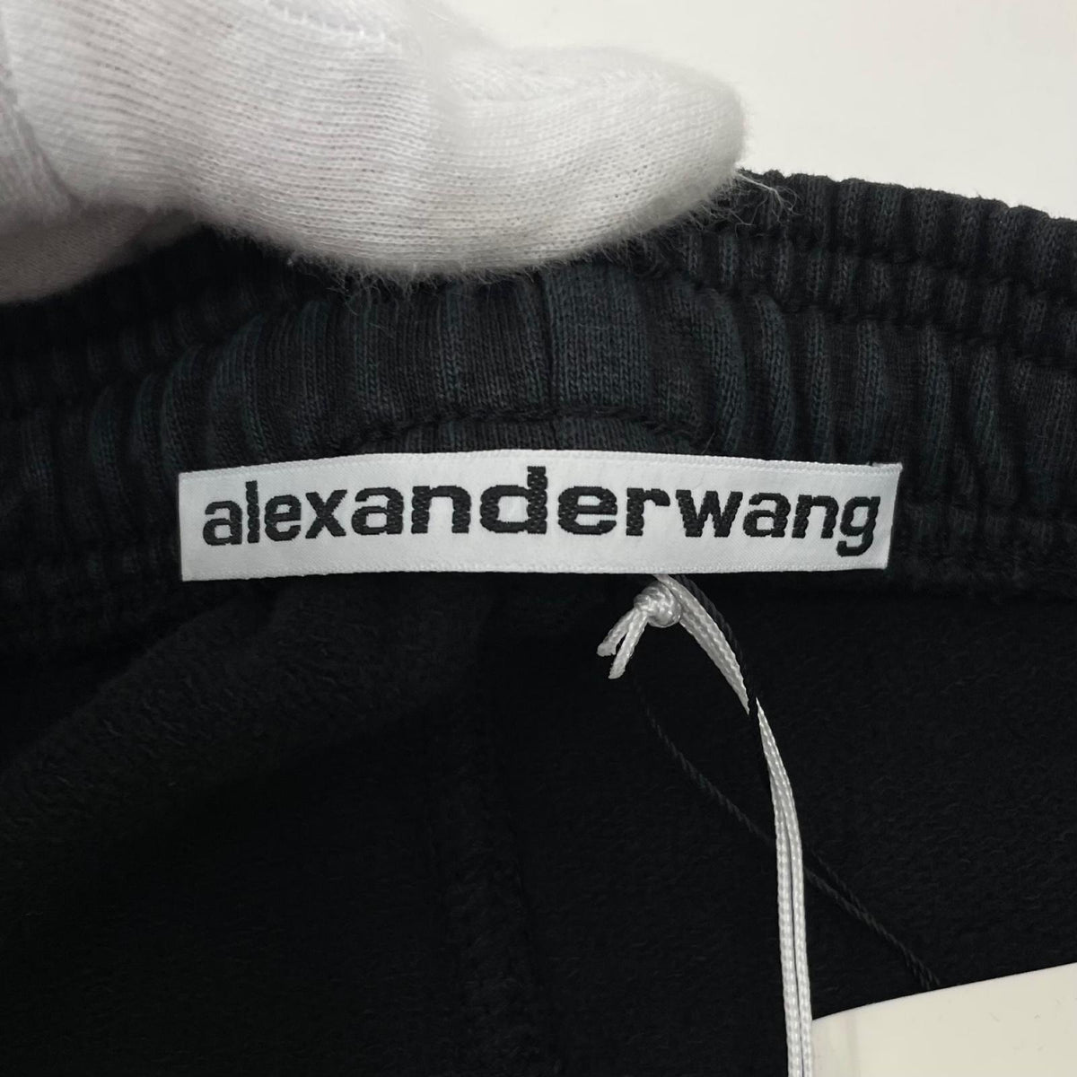 【中古】Alexander Wang | アレキサンダーワン MID-RISE OVERSIZED SWEATPANT W/ LOGO PRINT スウェットパンツ UCC4264452 ブラック サイズ：M【尾張小牧店】