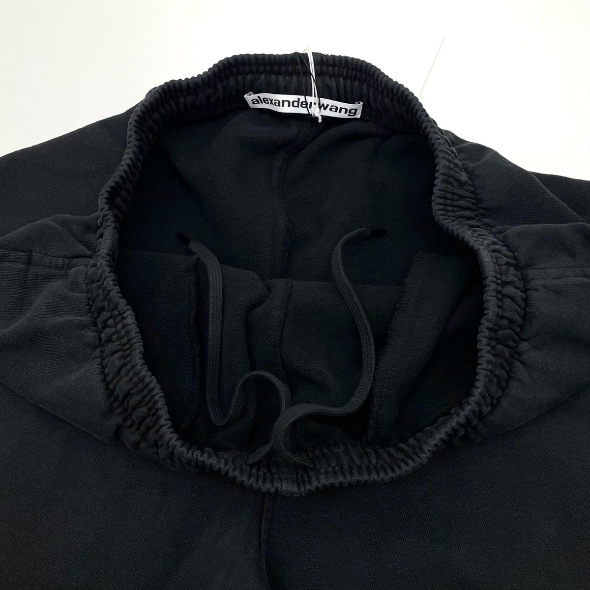 【中古】Alexander Wang | アレキサンダーワン MID-RISE OVERSIZED SWEATPANT W/ LOGO PRINT スウェットパンツ UCC4264452 ブラック サイズ：M【尾張小牧店】