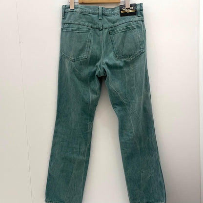 【中古】GUCCI | グッチ デニムパンツ 599944 XDA0Z エメラルドグリーン サイズ：32【尾張小牧店】