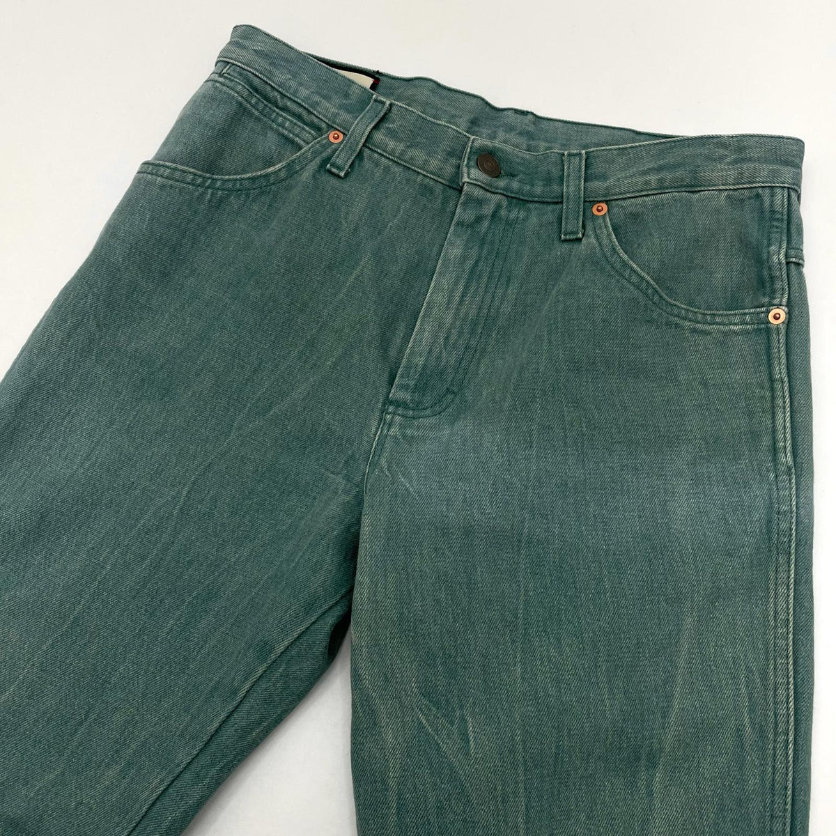 【中古】GUCCI | グッチ デニムパンツ 599944 XDA0Z エメラルドグリーン サイズ：32【尾張小牧店】