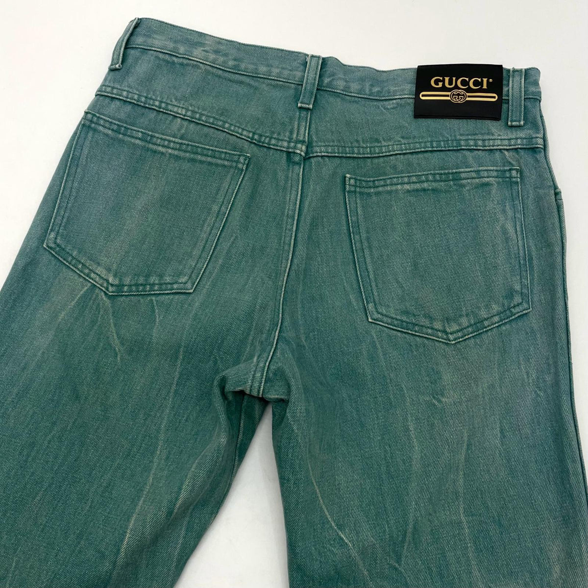 【中古】GUCCI | グッチ デニムパンツ 599944 XDA0Z エメラルドグリーン サイズ：32【尾張小牧店】