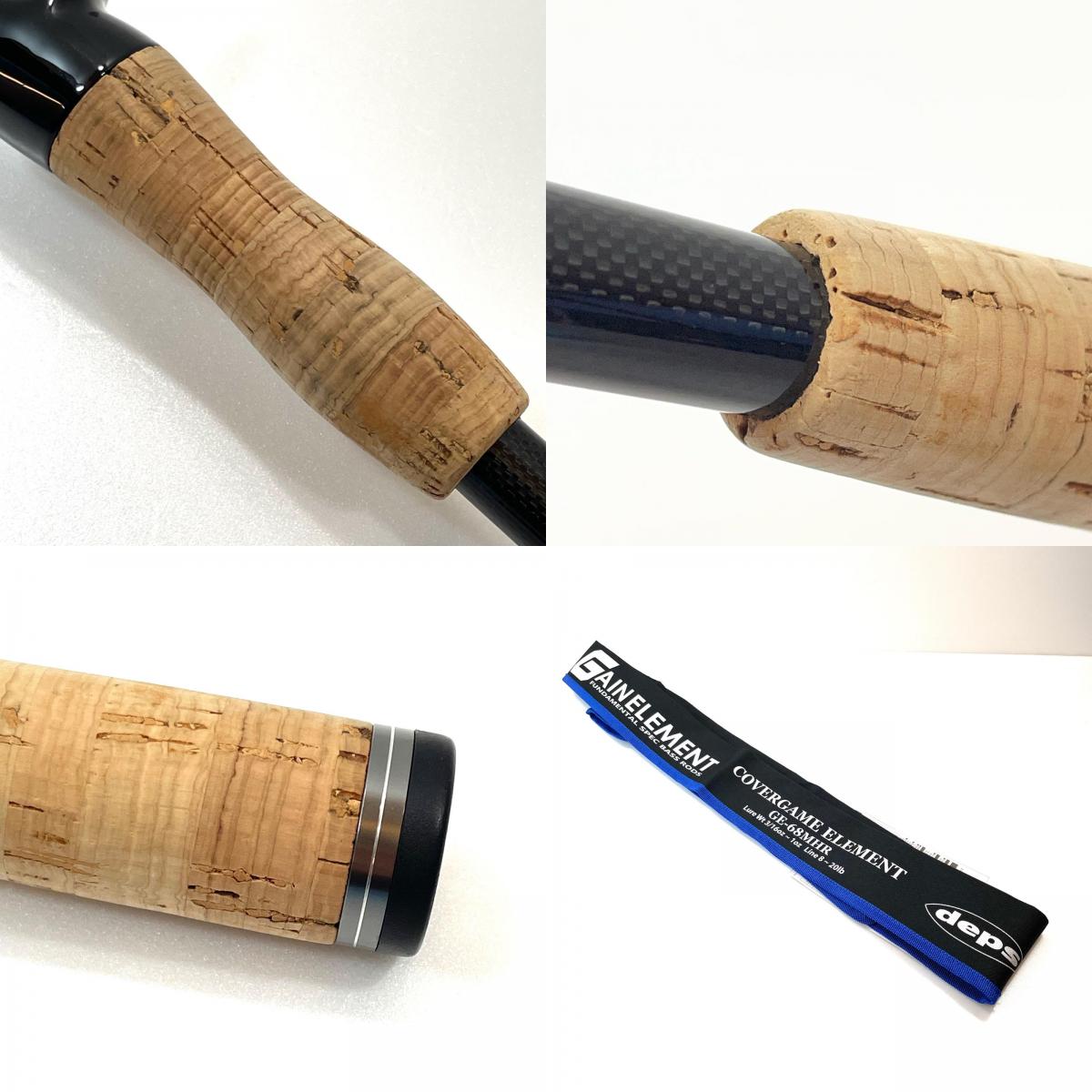【釣り/つり/釣具/ロッド】Deps | デプス GAINELEMENT ゲインエレメント　GE-68MHR　COVERGAME ELEMENT　釣竿 グリップジョイント【尾張小牧店】