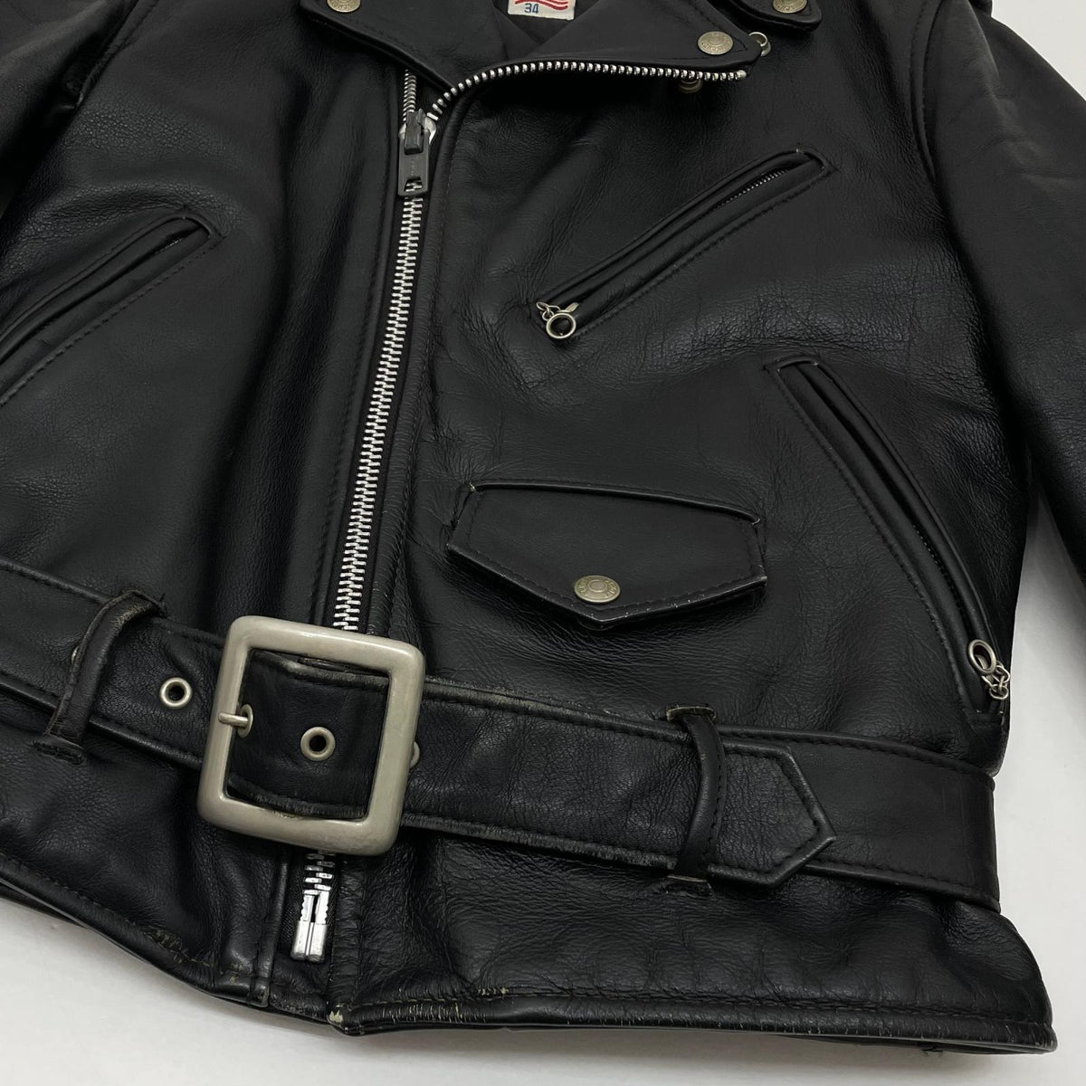 【中古】schott | ショット Perfecto レザージャケット ブラック サイズ：34【尾張小牧店】