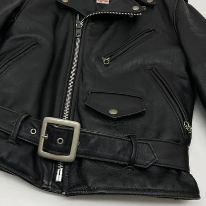 【中古】schott | ショット Perfecto レザージャケット ブラック サイズ：34【尾張小牧店】